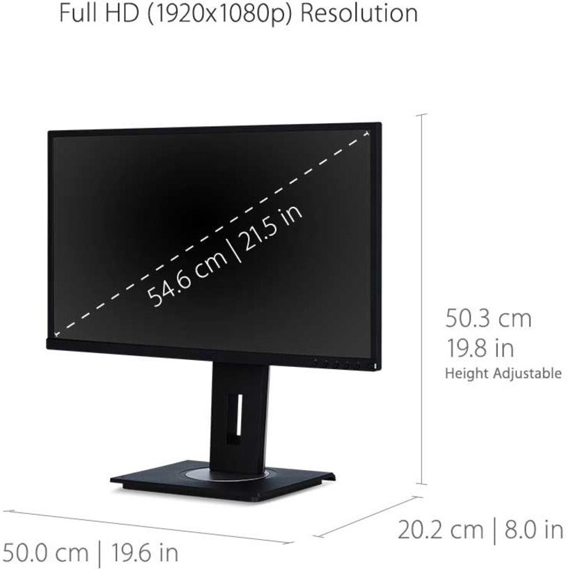 ViewSonic 22" (21.5" viewable) SuperClear IPS Full HD Monitor with Advanced Ergonomics (VG2248)