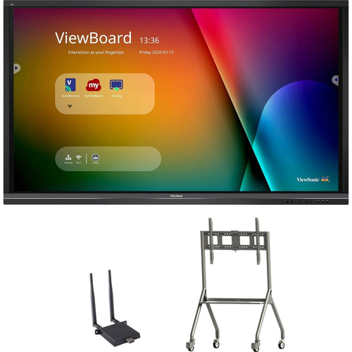 ViewSonic ViewBoard IFP7550-E4 75" 4K UHD LCD Collaboration Display with Wireless LAN, Interactive Panel, 3840x2160 Resolution, 16:9 Aspect Ratio - IFP7550-E4 (1 Year Warranty)