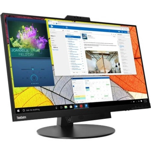 Lenovo ThinkCentre TIO27 27" QHD LCD Monitor, 350 Nit IPS Display, 99% sRGB, 4ms Response, Built-in RGBIR Camera, VoIP Controls, Height Adjustable Stand - 11JHRAR1US (1 Year Warranty)