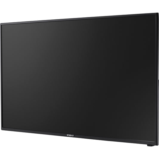 Hanwha Techwin SMT-4343 43" LED LCD Monitor, 4K UHD Display, 300 Nit Brightness, 178° Viewing Angle, Built-in Speakers, DVI HDMI DisplayPort, 24/7 Operation, Black - SMT4343 (1 Year Warranty)