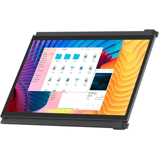 Mobile Pixels DUEX Plus 13.3-Inch LCD Monitor, Full HD IPS Slide-Out Portable Display, USB-C Second Screen for Laptops, 300 Nit Brightness, Eye-Care, Plug & Play - 101-1006P01 Deep Gray (1 Year Warranty)