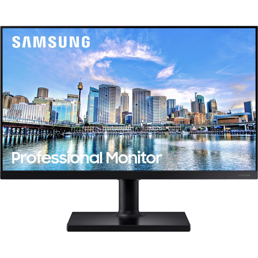 Samsung FT45 24" LCD Monitor Full HD Ultra Slim, 75Hz Refresh Rate, 5ms Response Time, 1920x1080 Resolution, 16:9 Aspect Ratio - F24T454FQN Black (1 Year Warranty)