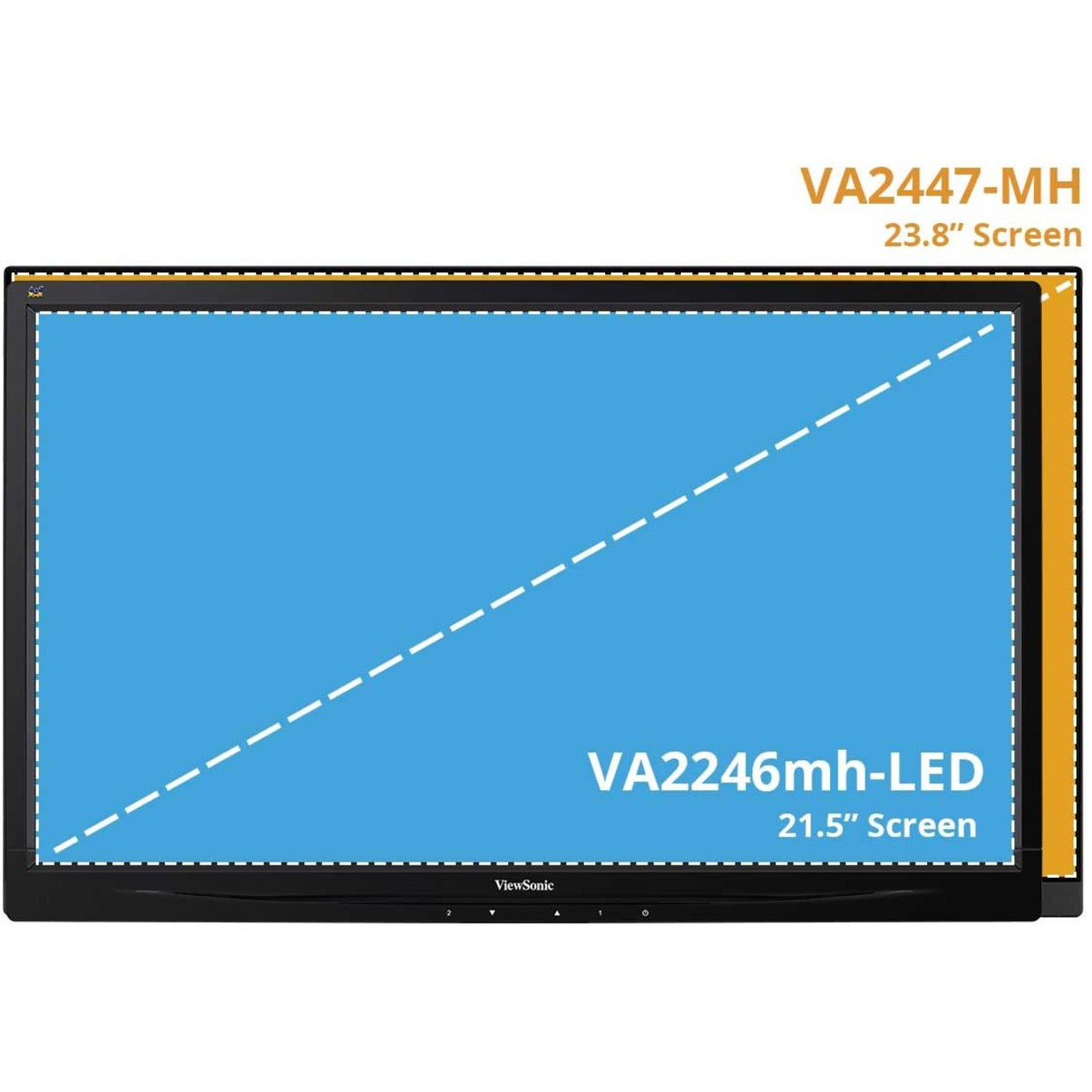 ViewSonic 24" 1080p MVA Monitor with HDMI and USB-C. (VA2447-MHU)