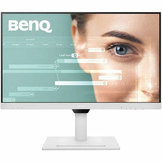 BenQ GW2790QT 27" 2K QHD LED Monitor, USB-C Ergonomic Eye-Care Display, 350 Nit IPS Panel, 99% sRGB, White, Built-in Speakers & Mic, Height Adjustable Stand - GW2790QT (1 Year Warranty)