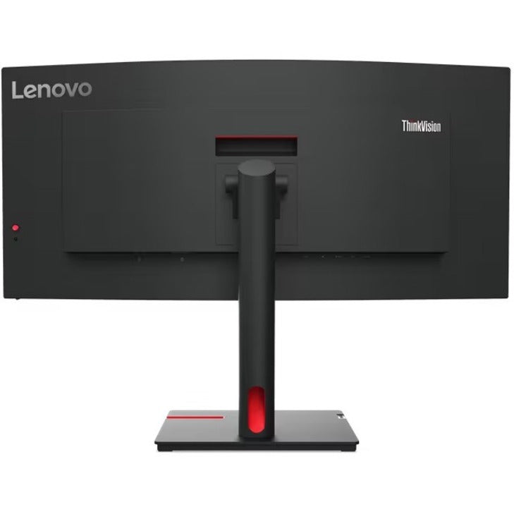 Lenovo ThinkVision T34w-30 34" Curved UW-QHD LED Monitor, 3440x1440, VA Panel, USB-C Hub, Webcam, HDMI/DP, Height Adjustable, Eye Comfort, Raven Black - 63D4ZAR1US (3 Year Warranty)