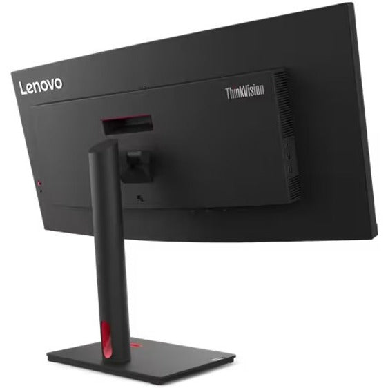 Lenovo ThinkVision T34w-30 34" Curved UW-QHD LED Monitor, 3440x1440, VA Panel, USB-C Hub, Webcam, HDMI/DP, Height Adjustable, Eye Comfort, Raven Black - 63D4ZAR1US (3 Year Warranty)