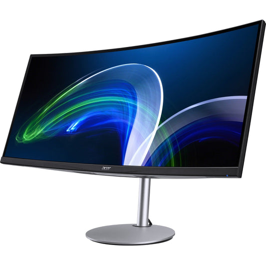 Acer CB2 CB342CU 34" LED Monitor, 3440x1440 UW-QHD, IPS, 75Hz FreeSync, HDR400, 400 Nit, USB-C, Height Adjustable, Silver - UM.CB2AA.004 (1 Year Warranty)