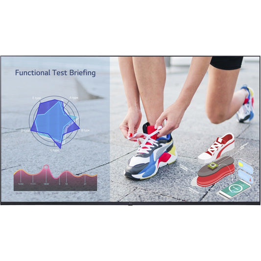 LG UL3J 86" 4K UHD Digital Signage Display, LCD webOS 6.0, 330 Nit Brightness, 3840x2160 Resolution, Built-in WiFi, Conference Room Solution, RS-232C Control - 86UL3J-N (1 Year Warranty)