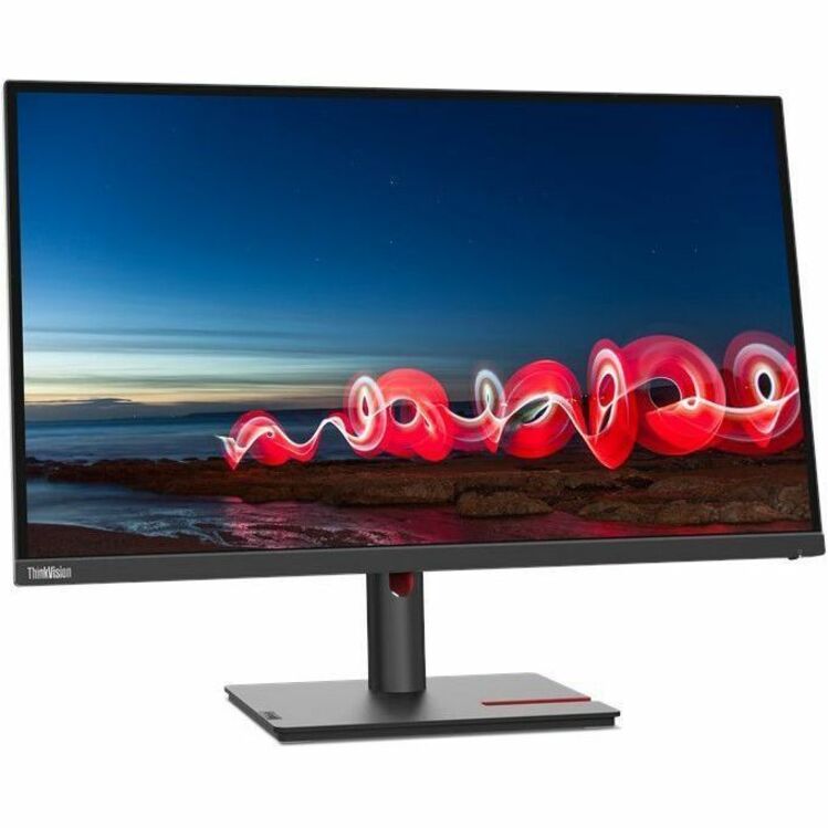 Lenovo ThinkVision T27i-30 27" LED Monitor, Full HD IPS, 4ms Response, 300 Nit, USB Hub, HDMI/DP/VGA, Height/Pivot/Tilt/Swivel, Eye Comfort, EPEAT Gold - 63A4MAT1US (3 Year Warranty)