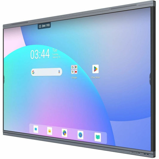 V7 IFP7503-V7PROM 75" 4K UHD Interactive Collaboration Display, Android 13, 50-Point Touch, 256GB Storage, 16GB RAM, Octa-Core, Wireless Screen Share, Built-in Speakers & Mic Array Black (5 Year Warranty)