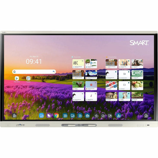 SMART Board MX075-V5 75" 4K UHD LCD Collaboration Display, 32-Point HyPr Touch, 8GB DDR4, Android 13, WiFi 6, Bluetooth 5.2, 400 Nit, Octa-core, White - MX275-V5 (3 Year Warranty)