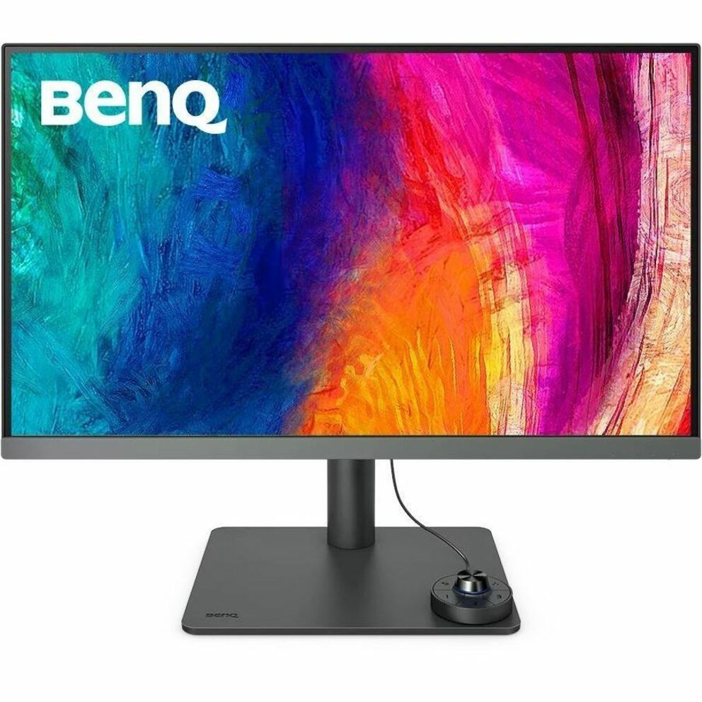 BenQ DesignVue PD2706U 27" 4K UHD LED Monitor, IPS Panel, HDR10, Pantone-Validated, KVM Switch, USB Hub, Height Adjustable, Dark Gray - PD2706U (1 Year Warranty)