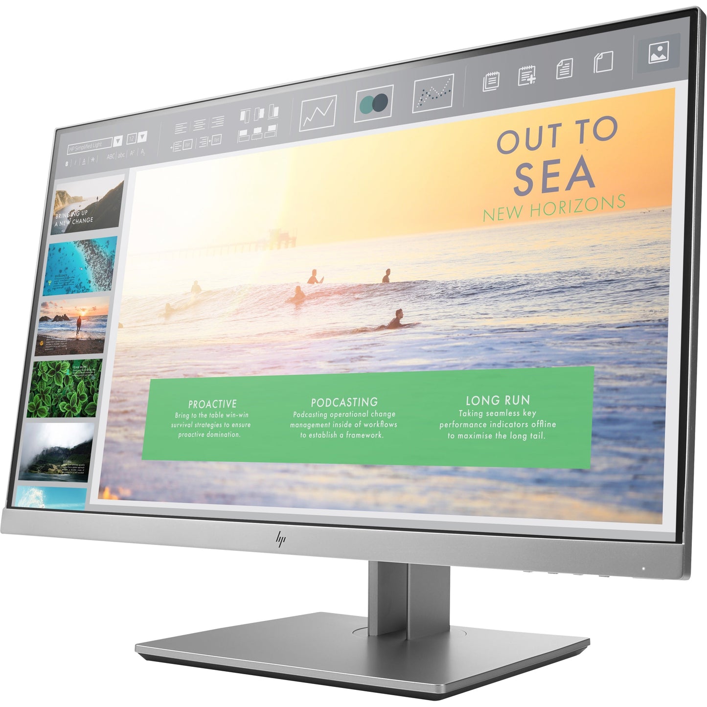HPI SOURCING - NEW E233 23" Class Full HD LCD Monitor - 16:9 - Black, Silver (1FH46A8)
