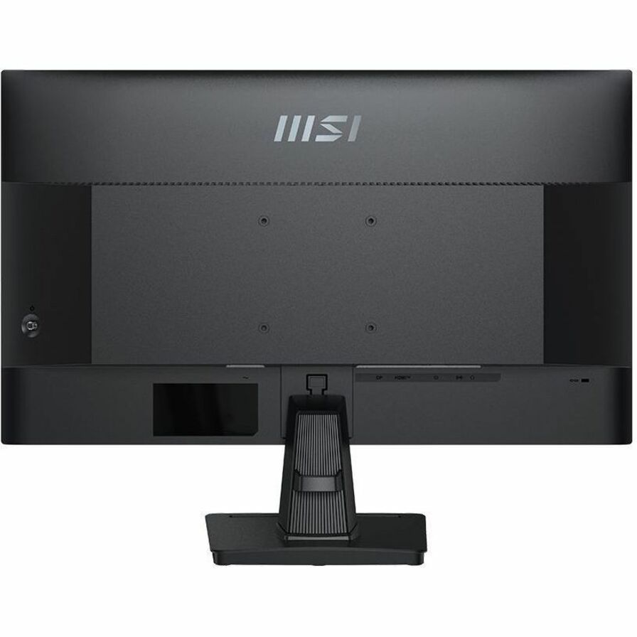 MSI PRO MP245G 24" IPS FHD Business Monitor, 100Hz, 1ms MPRT, Adaptive-Sync, Height/Tilt Adjustable, Built-in Speakers, VESA Mount, EPEAT Silver, HDMI/DisplayPort, Black - PROMP245G (1 Year Warranty)