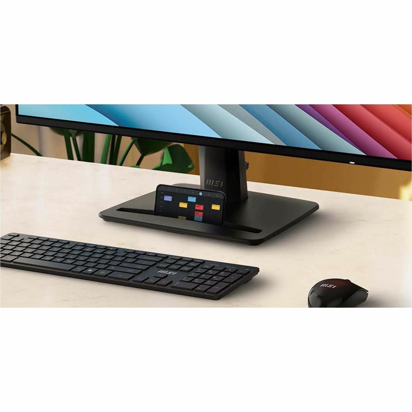 MSI Pro MP242A E2 24" LED Monitor, 120Hz FHD IPS Display, 1ms MPRT, HDR Ready, EyesErgo Technology, Adaptive Sync, Built-in Speakers, HDMI/DP/VGA, VESA Mount, Black - PROMP242AE2 (3 Year Warranty)