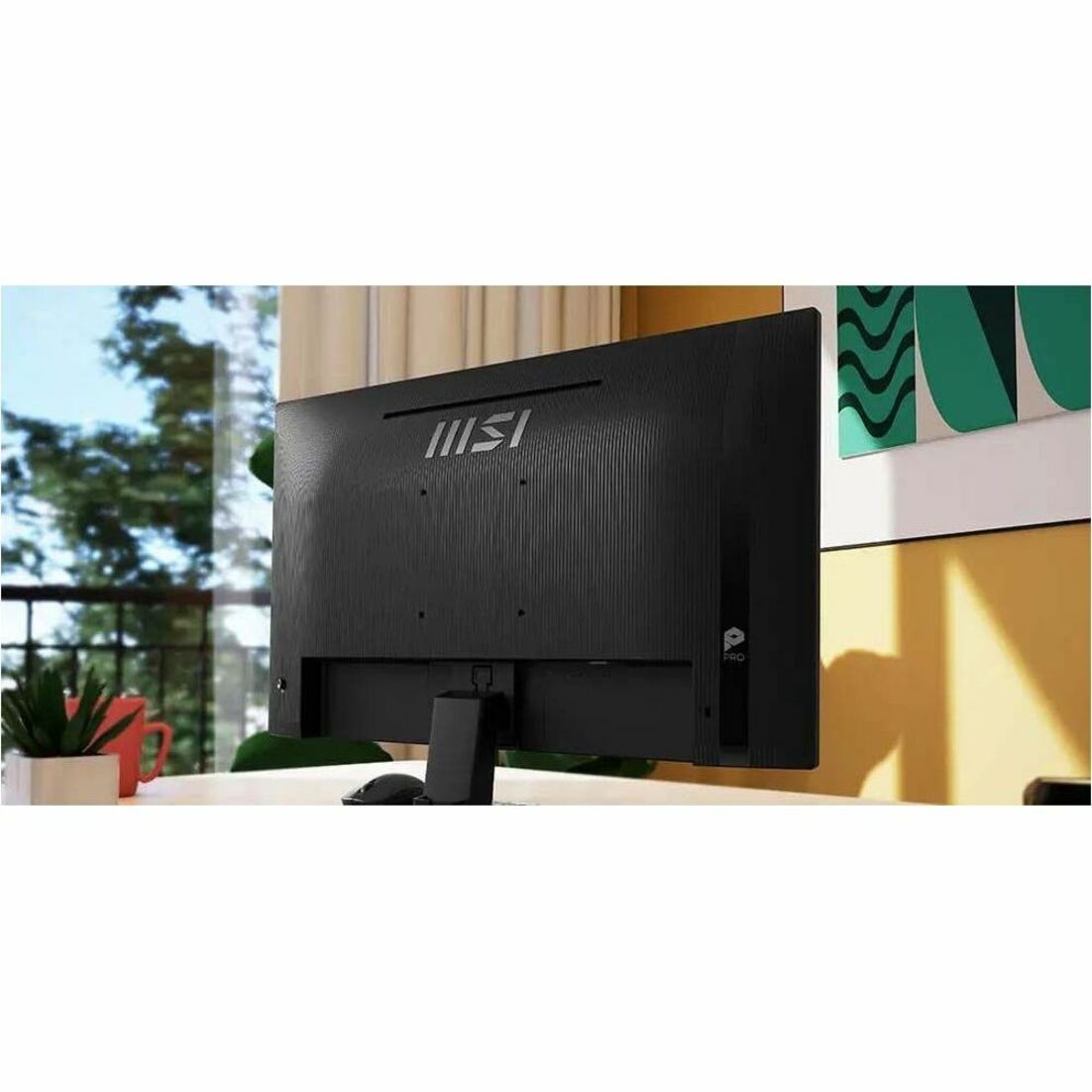 MSI Pro MP242A E2 24" LED Monitor, 120Hz FHD IPS Display, 1ms MPRT, HDR Ready, EyesErgo Technology, Adaptive Sync, Built-in Speakers, HDMI/DP/VGA, VESA Mount, Black - PROMP242AE2 (3 Year Warranty)