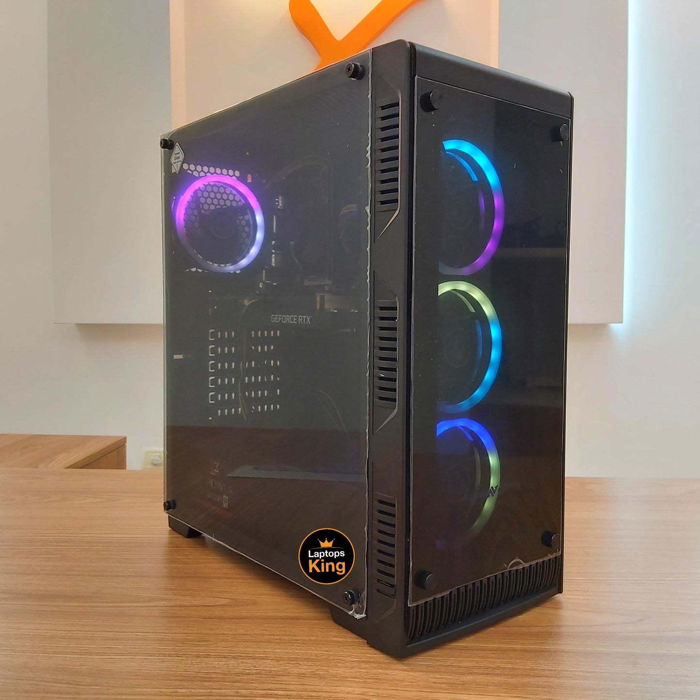 Abkoavcore Cassiopeia RGB Case i7-11700 RTX 3060 Ti Desktop Computer (New)