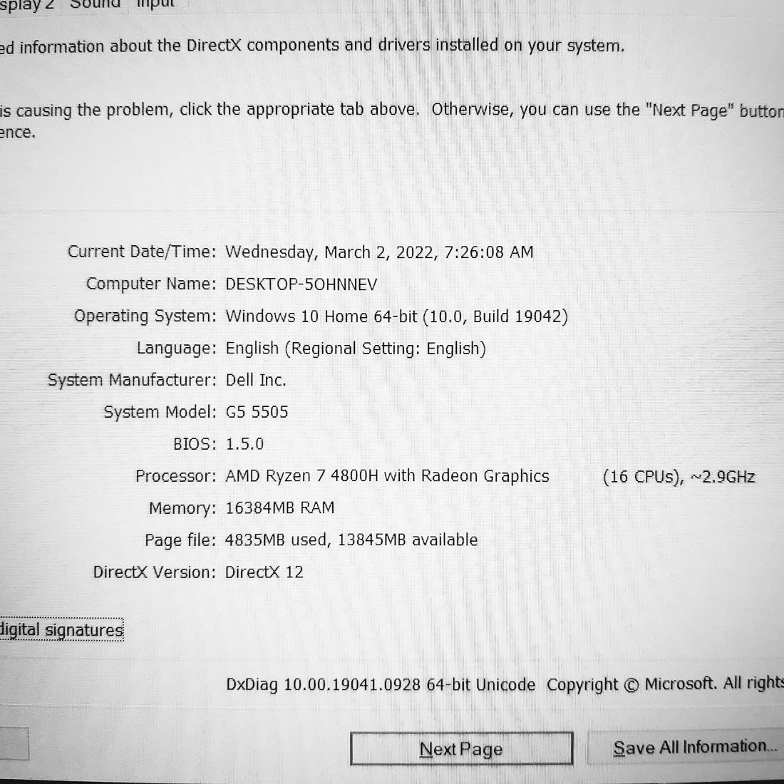 Dell G5 5505 Ryzen 7 4800h Rx 5600m 120hz Gaming Laptop Offers (Open Box)