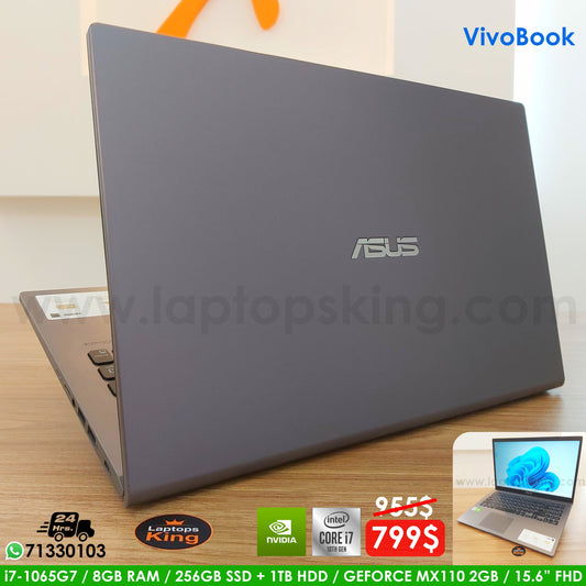 Asus VivoBook X509jb i7-1065G7 GeForce MX110 Laptop (New Open Box)