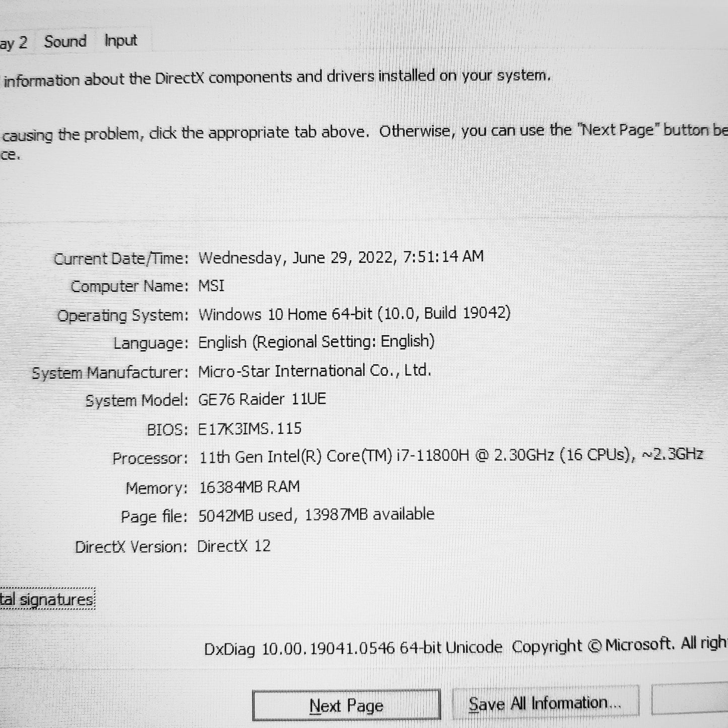 MSI Raider GE76 11UE i7-11800h RTX 3060 144Hz Gaming Laptop Offers (New)