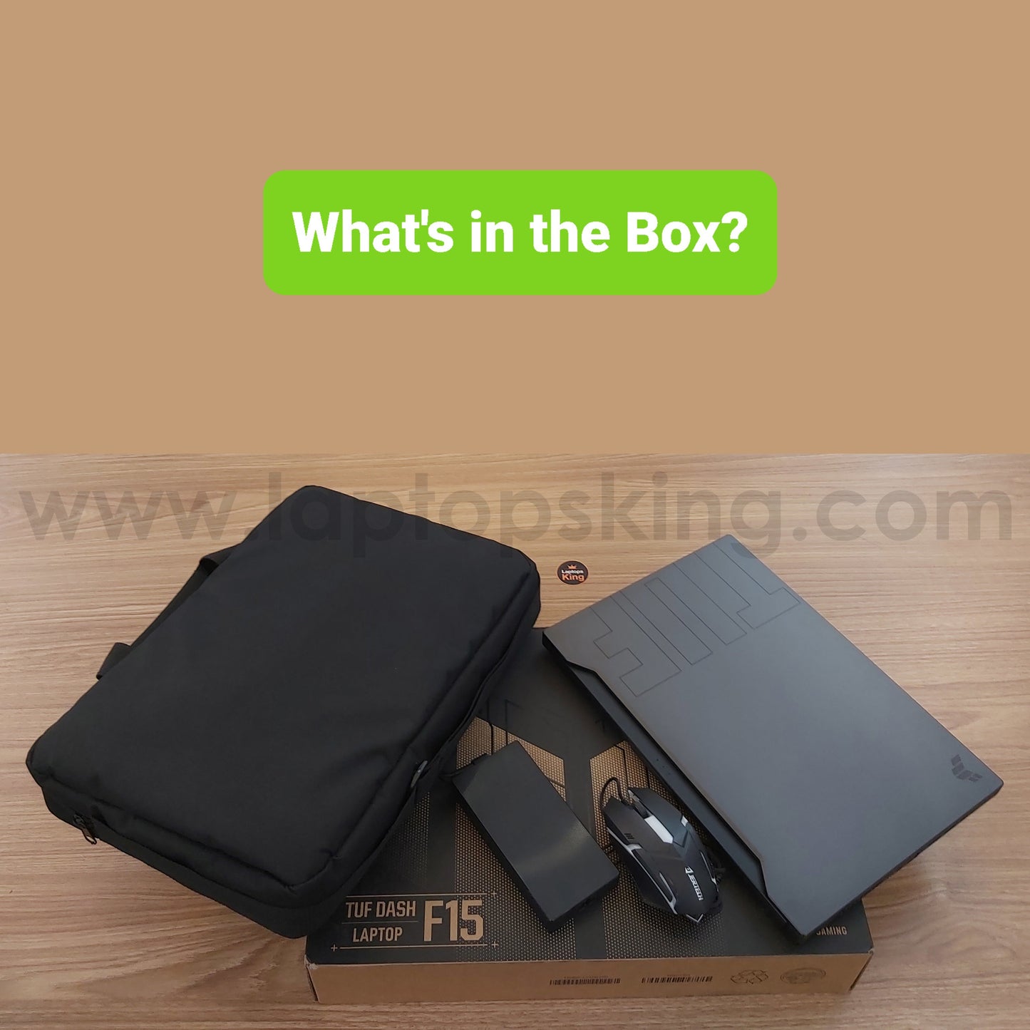 Asus F15 Tuf Dash i7-11370h Rtx 3050 144hz Gaming Laptop (New)