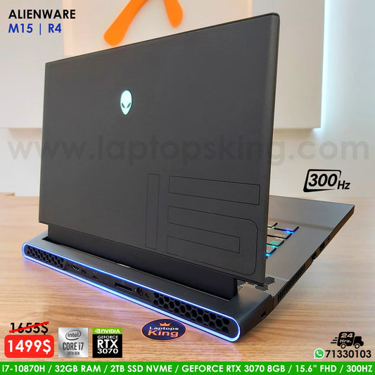 Alienware M15 R4 i7-10870h Rtx 3070 300hz Gaming Laptop (Open Box)