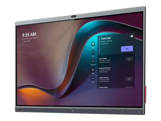 Yealink MB65-A001 65" 4K UHD Collaboration Display, Android 10, Touchscreen with 20-Point Touch, Gigabit Ethernet, Bluetooth 5.0, Built-in Webcam, 16-Element Mic Array, Energy Star Certified - MB65A001 (1 Year Warranty)