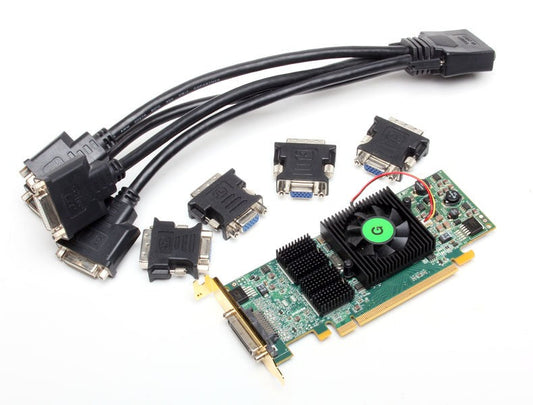 Matrox QID-E128LPAF Parhelia-LX 128MB DDR PCI-Express x16 Video Graphics Adapter