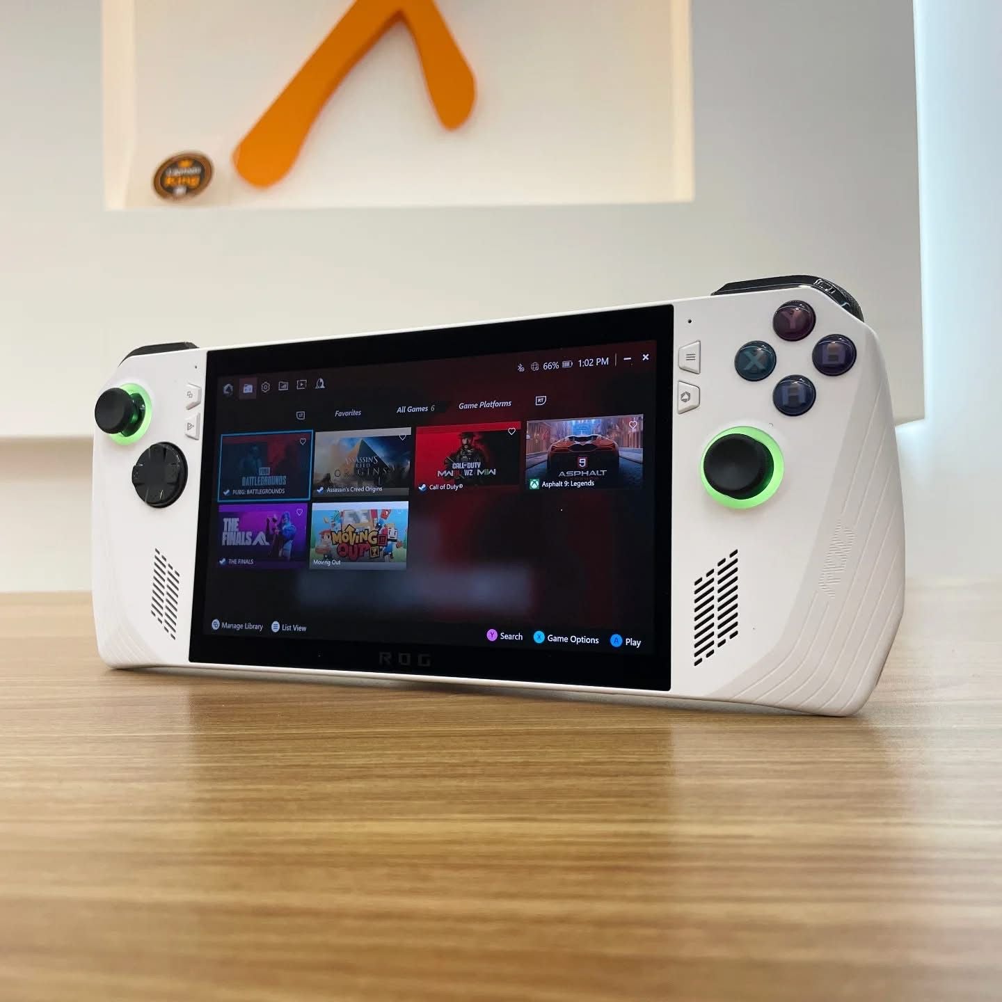 ASUS ROG ALLY RC71L RYZEN Z1 EXTREME RADEON GRAPHICS 4GB VGA 7" FHD TOUCHSCREEN 120HZ GAMING CONSOLE (NEW OB)