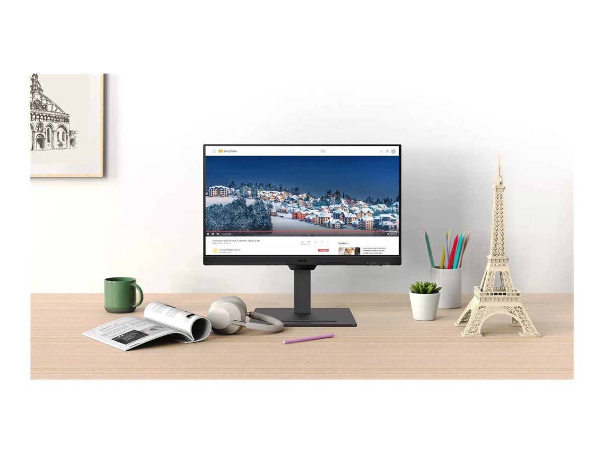 BenQ GW2490T 23.8" Home Office LED Monitor, Full HD IPS, Eye Care Technology, 250 Nit, 5ms GTG, Height/Pivot/Swivel Adjustable, 2 HDMI, DisplayPort, Wall Mountable - GW2490T (1 Year Warranty)