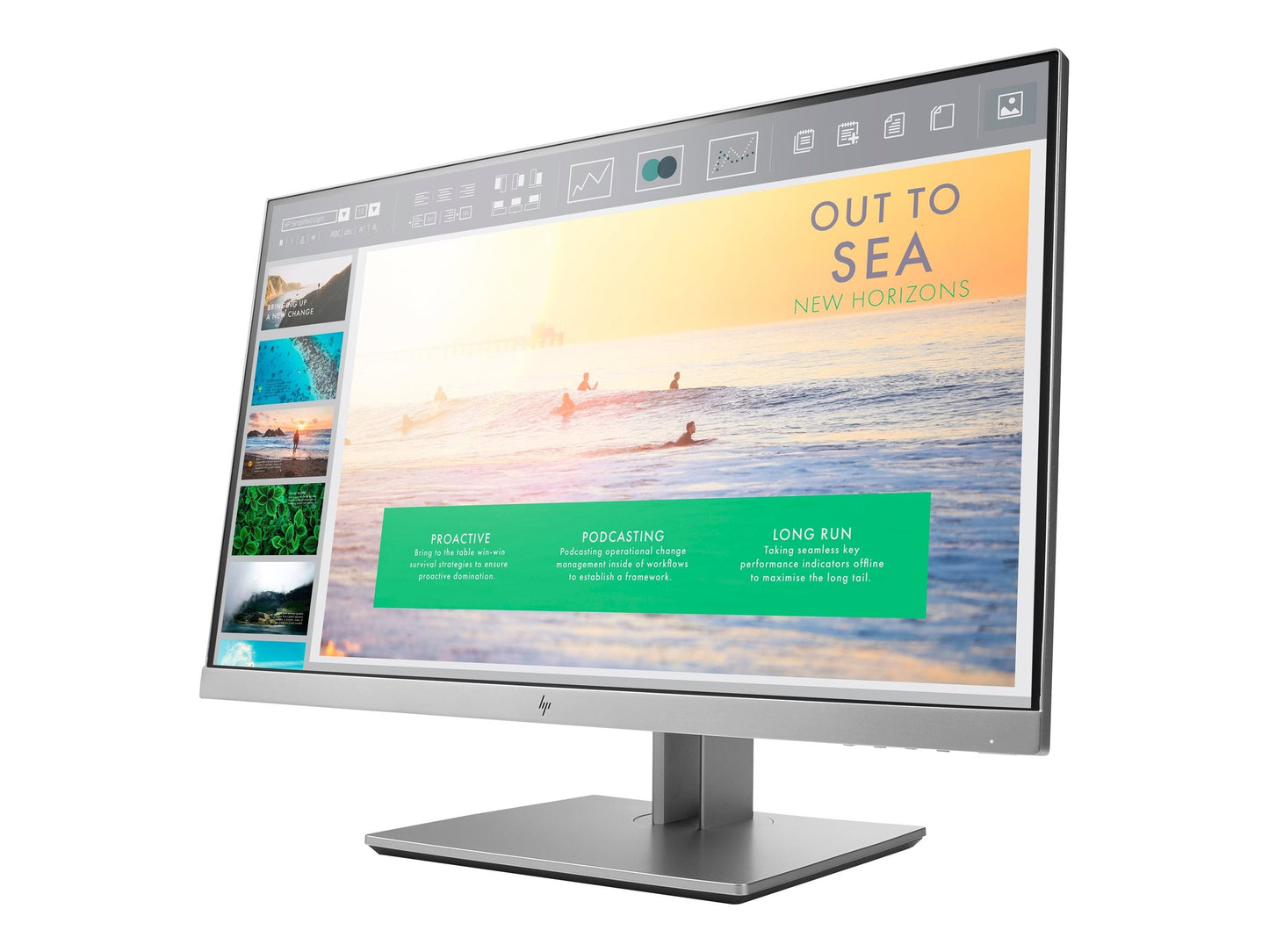 HPI SOURCING - NEW E233 23" Class Full HD LCD Monitor - 16:9 - Black, Silver (1FH46A8)