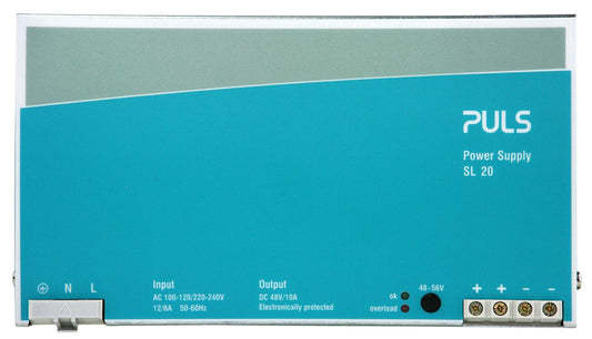 Puls SL20.113 AC DC Converters Output-48V 10A 480W DIN-Rail Power Supply