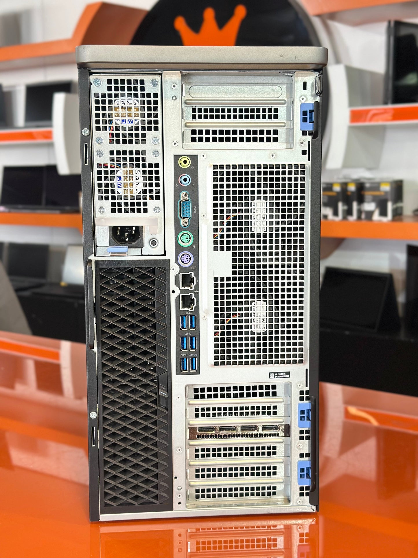 TOWER DELL PRECISION 7920 DUAL CPU XEON NEON GLOD X2 6142 192GB RAM VGA RADEON WX7100 DESKTOP