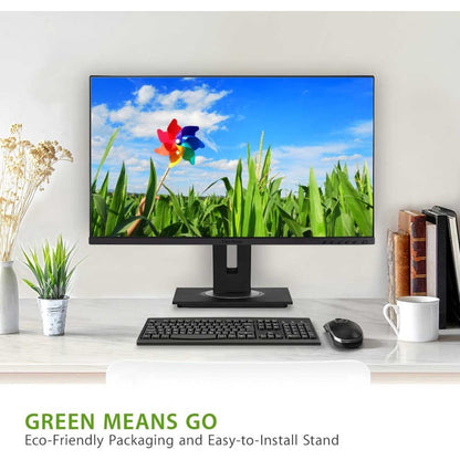 ViewSonic 24" (23.8" viewable) SuperClear IPS Full HD Monitor with Advanced Ergonomics,1920x1080 Resolution. (VG2455)