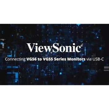 ViewSonic 24" (23.8" viewable) SuperClear IPS Full HD Monitor with Advanced Ergonomics,1920x1080 Resolution. (VG2455)