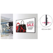 LG UH5E 75" Digital Signage Display, 4K UHD LCD, WebOS, 500 Nit Brightness, 3 HDMI Ports, WiFi, Ethernet, ENERGY STAR 7.0, Black - 75UH5E-B (1 Year Warranty)