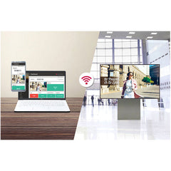 LG UH5E 75" Digital Signage Display, 4K UHD LCD, WebOS, 500 Nit Brightness, 3 HDMI Ports, WiFi, Ethernet, ENERGY STAR 7.0, Black - 75UH5E-B (1 Year Warranty)