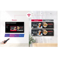 LG UH5E 75" Digital Signage Display, 4K UHD LCD, WebOS, 500 Nit Brightness, 3 HDMI Ports, WiFi, Ethernet, ENERGY STAR 7.0, Black - 75UH5E-B (1 Year Warranty)