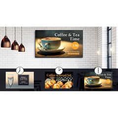 Samsung QET Series 75" Digital Signage Display, 4K UHD Crystal Display, 300 Nit Brightness, Quad-Core Processor, MagicINFO Lite, Tizen 4.0, 16/7 Operation - QE75T (3 Year Warranty)