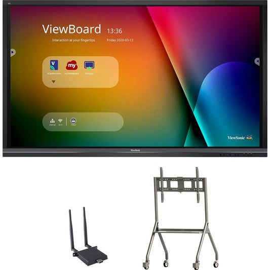 ViewSonic ViewBoard IFP7550-E4 75" 4K UHD LCD Collaboration Display with Wireless LAN, Interactive Panel, 3840x2160 Resolution, 16:9 Aspect Ratio - IFP7550-E4 (1 Year Warranty)