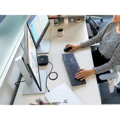 HP 9VH72AA E22 G4 FHD Monitor, Full HD 22" IPS Display, USB Hub, Ergonomic Design