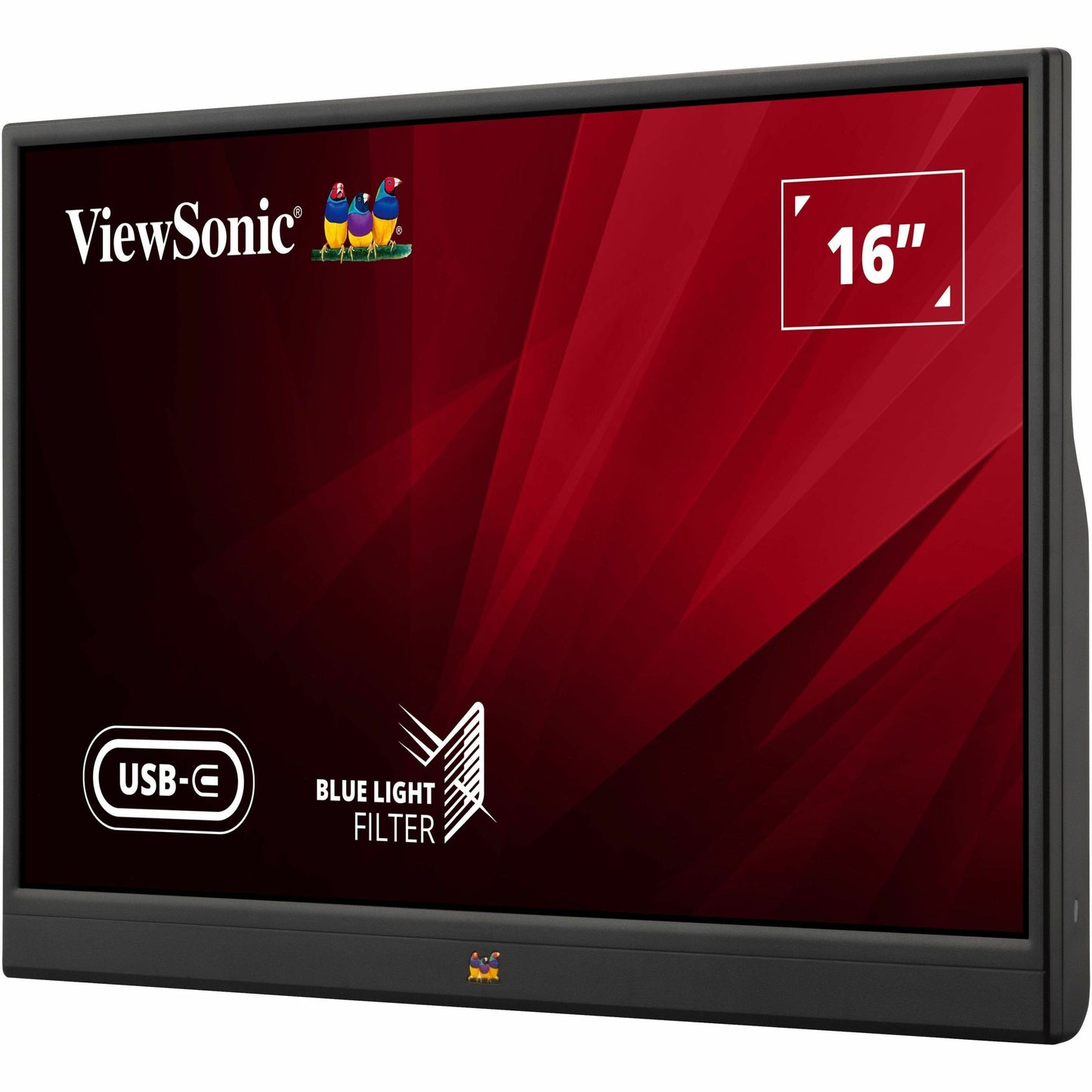 ViewSonic 15.6" Portable IPS Monitor,1920x1080 resolution,Mobile Ergonomics,USB-C,HDMI. (VA1655)