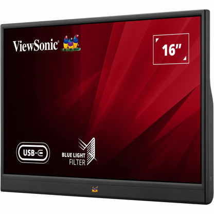 ViewSonic 15.6" Portable IPS Monitor,1920x1080 resolution,Mobile Ergonomics,USB-C,HDMI. (VA1655)