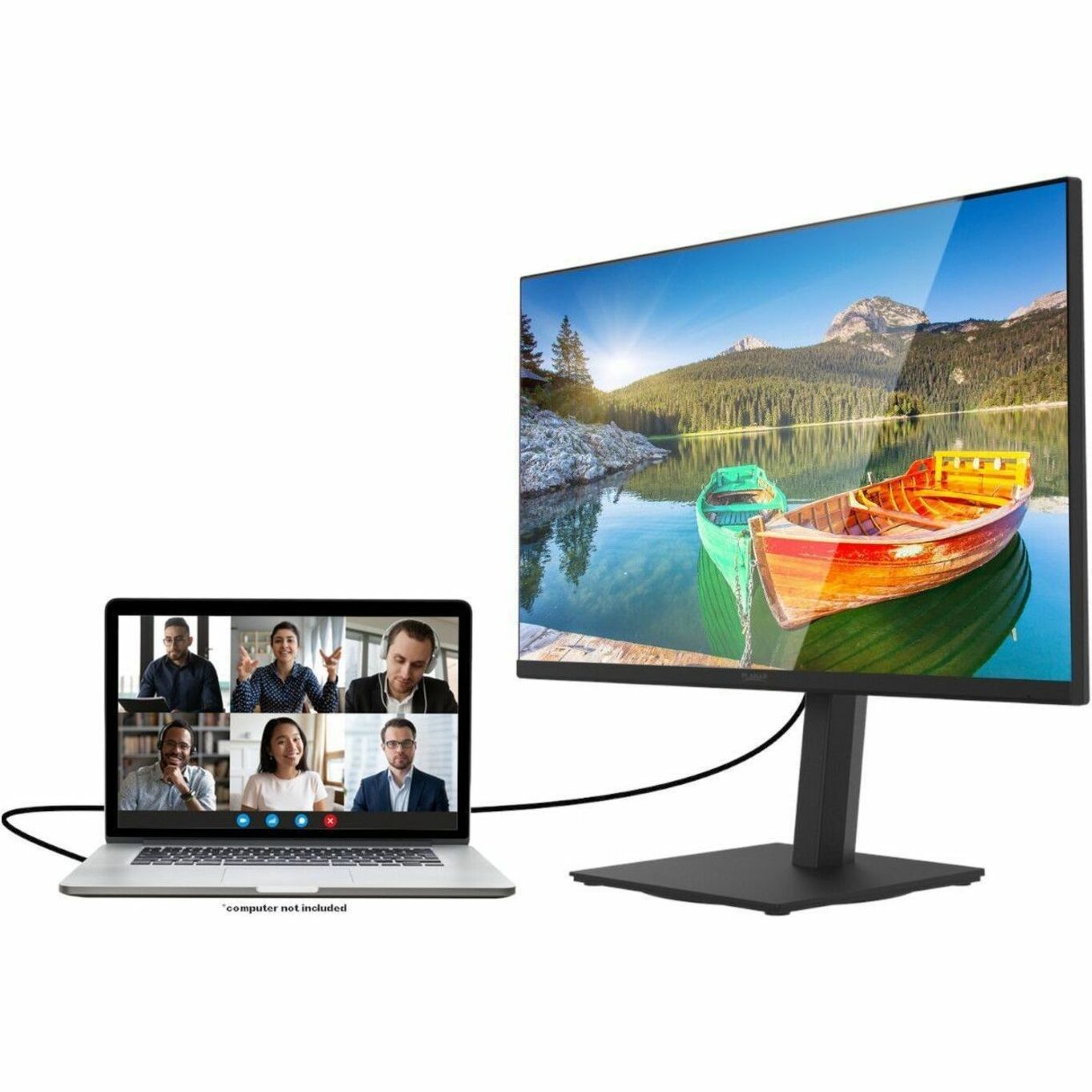 Planar PZN3210U 32" 4K UHD LED Monitor with USB-C Docking, IPS Display, 350 Nit, 1.07B Colors, Built-in KVM, Height/Tilt/Swivel Stand, RoHS Compliant - 998-2549-00 (3 Year Warranty)