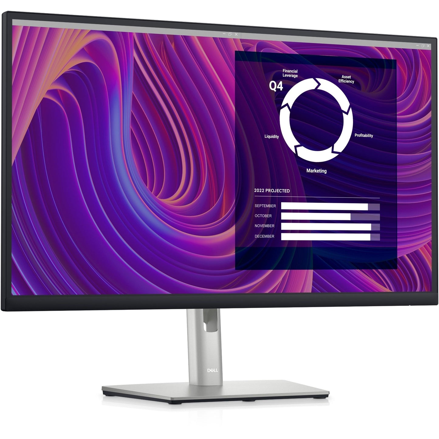 Dell P2723D 27" Class QHD LCD Monitor - 16:9 - Black, Silver (DELL-P2723D)