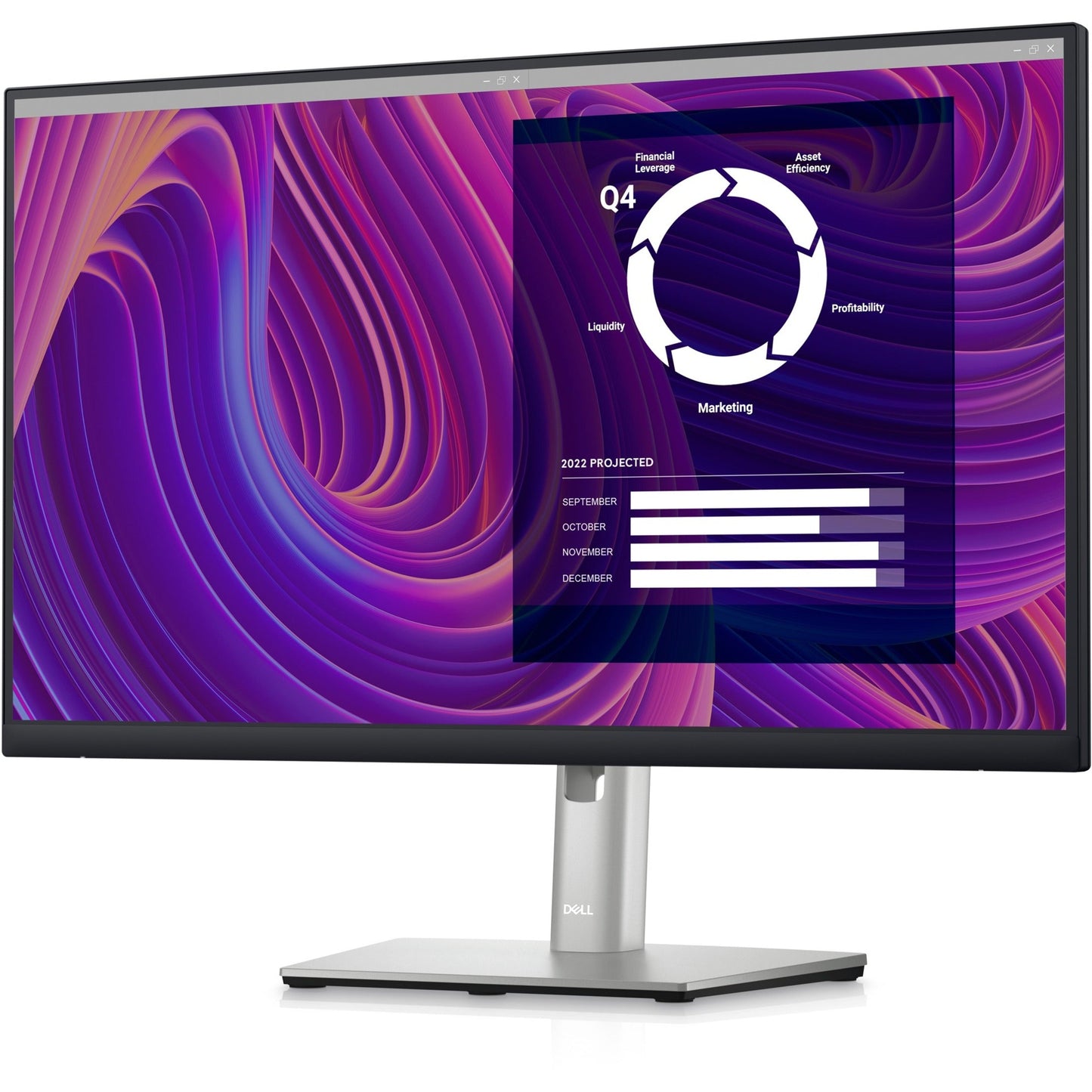 Dell P2423D 24" Class QHD LCD Monitor - 16:9 - Black, Silver (DELL-P2423D)