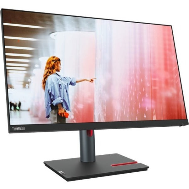 Lenovo ThinkVision P24q-30 LCD Monitor, 24" WQHD 2560x1440, IPS Display, 99% sRGB, USB Hub, Height/Tilt/Swivel/Pivot, Raven Black - 63B4GAR6US (3 Year Warranty)
