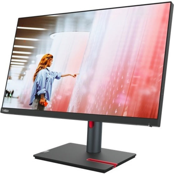 Lenovo ThinkVision P24q-30 LCD Monitor, 24" WQHD 2560x1440, IPS Display, 99% sRGB, USB Hub, Height/Tilt/Swivel/Pivot, Raven Black - 63B4GAR6US (3 Year Warranty)
