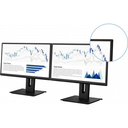 ViewSonic 22" 1080p Ergonomic 40-Degree Tilt Monitor with HDMI, DP, and VGA. (VG2240)