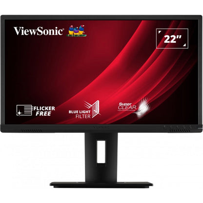 ViewSonic 22" 1080p Ergonomic 40-Degree Tilt Monitor with HDMI, DP, and VGA. (VG2240)